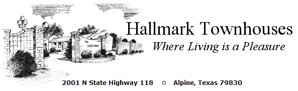 Click to return to Hallmark Townhouses' home page